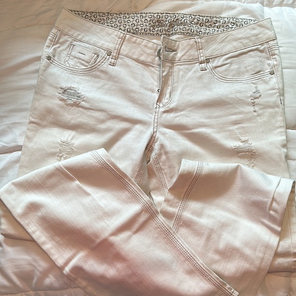 Guess white jean size 34 - Picture 3 of 6